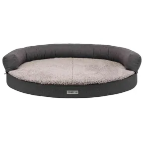 Vital Sofa Bendson dunkelgrau/hellgrau 100 x 80 cm